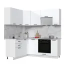 Кухонный гарнитур Kameol Горный ледник УТ000589026 200x217x160 см ЛДСП цвет белый