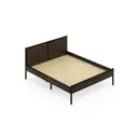 Кровать Solarius Kr180loft-ven-black-full 185 x 90 x 206 см сосна цвет черный