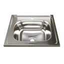 Мойка для кухни Tropfberg 50х50 50x50 см глубина чаши 16 см нержавеющая сталь цвет хром