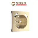 Накладка Werkel для розетки USB шампань рифленый