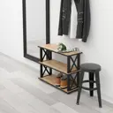 Обувь Make mebel 60x49x25 см 3 полки металл цвет коричневый, черный