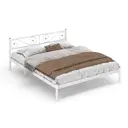Кровать Стиллмет Далос 165 x 77.5 x 206 см металл цвет белый
