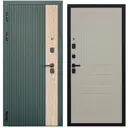 Входная дверь Diva 74 левый 205x86см цвет дуб натуральный/алива софт/софт шампань н13