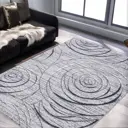 Ковер Agnella Eco Top Venti Grey прямой 160x230 см полипропилен