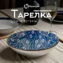 Обеденная тарелка 20 см 371MH-39-21 Homium Керамика цвет синий