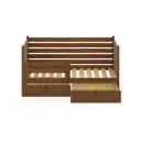Кровать Solarius Det-spin70-140temd-2yash 80 x 101 x 150 см сосна цвет коричневый