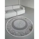 Ковер Laxmi Proxima Daire 4453Yellow/Cream круг Ø160 см полипропилен