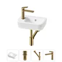 Раковина Lavinia boho one 20217295R 37см цвет раковина 4 в 1: донный клапан, сифон, смеситель