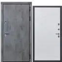 Входная дверь Diva 48 205x96см правый цвет белый софт Д11/бетон