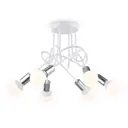Люстра на штанге Ambrella Light Traditional Ambr_tr80417 6 ламп 14.14 м² цвет хром/белый