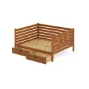 Кровать Solarius Tahta-spin160-190olha-2yash 170 x 101 x 200 см сосна цвет бежевый