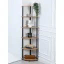 Стеллаж деревянный Gastrorag 40x183.6x40 см нагрузка до 5 кг лдсп цвет таксония