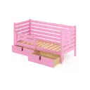Кровать Solarius Det-spin80-140roz-2yash 90 x 101 x 150 см сосна цвет розовый