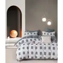 Комплект постельного белья Tango Twill 1.5-спальный сатин наволочки 50x70 - 1 шт 70x70 - 1 шт цвет белый/серый/светло-серый TPIG4-1902