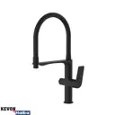 Смеситель для кухни Kevon KV60293-7 гибкий излив 19.5 см цвет черный