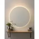 Зеркало для ванной Alfa mirrors Na-8At с подсветкой 80x80см
