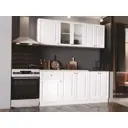 Кухонный гарнитур Эра Хозяюшка 175549 180x207x60 см ЛДСП цвет белый