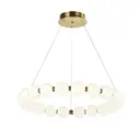 Люстра подвесная светодиодная Favourite Gubbare Fv_4014-6p 17.9 м² теплый белый (желтый) свет цвет золото