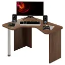 Стол Мэрдэс СКЛ-ИгрУгл120 Ш-Ч левый 120x77x100 см лдсп цвет ясень шимо темный
