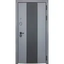 Входная дверь Diva МХ-51 205x96см правый цвет лофт белый/серый с зеркалом