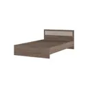 Кровать Стендмебель Кр609я 125.2x70x200 см ЛДСП цвет ясень шимо темный/ясень шимо светлый