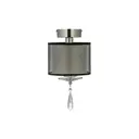Люстра потолочная Arti lampadari Rufina nickel Al_rufina_e_1.3.p1_n 1 лампа 2.2 м² цвет белый/матовый никель