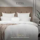 Комплект постельного белья Estia Орнелла тенсель 1.5-спальный наволочки 50 x 70- 2 шт цвет белый