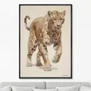 Картина Artnomore Leopards hunt No 1 2024г. AR-777000974 75x105 см