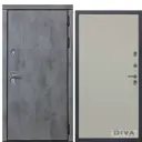 Входная дверь Diva 48 205x86см левый цвет софт шампань Н10/бетон