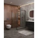 Душевой уголок Cezares MOLVENO прямоугольник 120x90см никелированный профиль эффект стекла прозрачный