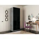 Шкаф распашной Мебельная компания е1 LCKSb_SH_800_DM 81x220x52.5 см ЛДСП цвет бетон