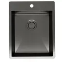 Мойка для кухни Reflexion Iseo RX2240BL 50x40 см глубина чаши 18.50 см нержавеющая сталь цвет стальной серый