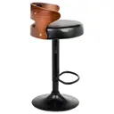 Барный стул Dobrin Fred black lmz-1018 45x99x45 см цвет черный/коричневый