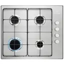 Газовая варочная панель Electrolux Kgs6404Sx 59.40 см 4 конфорки цвет нержавеющая сталь