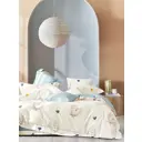 Комплект постельного белья Cristelle Amante 1.5-спальный наволочки 50x70 - 1 шт 70x70 - 1 шт цвет белый/голубой AM01-128