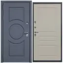 Входная дверь Diva ДХ-30 205x96см левый серый софт/Д13 софт шампань