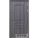 Входная дверь Diva МД-42 205x86см правый цвет Д15 сандал белый/сандал серый с зеркалом