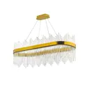 Люстра подвесная светодиодная Lightona 3091-l 50 м² нейтральный белый свет цвет латунь