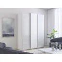 Шкаф-купе Мебельная компания е1 550361 230x210х57 см 10 полок лдсп цвет белый снег