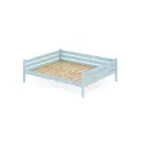 Кровать Solarius Tahta120-180gol 130 x 63 x 190 см сосна цвет голубой