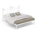 Кровать Стиллмет Мариана 125 x 97.5 x 206 см металл цвет белый