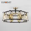 Умный потолочный светильник EUROSVET 60126/8 черный