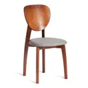 Кухонный стул Tetchair Diamante 42x85x42 см ткань цвет серый, коричневый