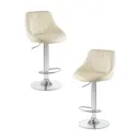 Барный стул Dobrin Logan lm-5007 45.5x106x48 см цвет кремовый 2 шт