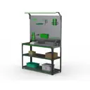 Стол-верстак Metalex Kit 204366 950x1800x400 мм, максимальная нагрузка до 260 кг