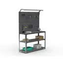 Стол-верстак Metalex 205296 950x1800x400 мм, максимальная нагрузка 260 кг