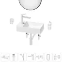 Раковина мебельная Wellsee 20218182R 40см