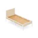 Кровать Solarius KOMP100loft-obiv-rs3-white-full Кровать Лофт Компакт сплошное 105 x 89 x 206 см дсп цвет бежевый/белый