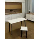Кухонный стол Diko Loft Delight Dining 120х70х75 см цвет белый