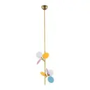 Светильник подвесной Loft It Matisse Lf_10008_2p_mult 2 лампы 2.86 м² цвет белый/золото/разноцветный